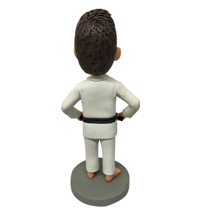 Taekwondo atleet aangepaste Bobblehead pop