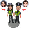 Politie koppel aangepaste Bobblehead