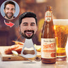 Gepersonaliseerde aangepaste gezicht grappige flesopener