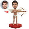 Aangepaste mannelijke Bobblehead Cupido-stijl - Valentijnsdag cadeau-ideeën