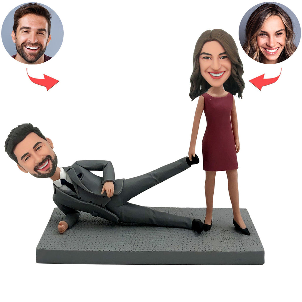 Valentijnsdag cadeau-ideeën - aangepaste grappige paar Bobblehead