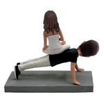 Valentijnsdag cadeau-ideeën - Op maat gemaakt Bobblehead Yoga-paar
