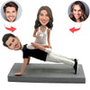 Valentijnsdag cadeau-ideeën - Op maat gemaakt Bobblehead Yoga-paar