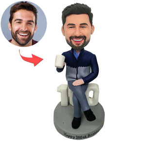 Gelukkige verjaardag aangepaste Bobblehead