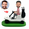 Vaderdagcadeau-idee – Rijden met een golfkar Bobblehead