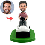 Vaderdagcadeau-idee – Rijden met een golfkar Bobblehead