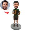 Aangepaste Bobblehead-accordeonspeler