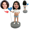 Zwangere moeder aangepaste Bobblehead