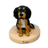 Aangepaste huisdier Bobblehead - zwarte hond