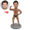 Aangepaste Bobblehead-cadeaus voor zwemkampioen