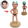 Aangepaste zwemmen mannelijke Bobblehead