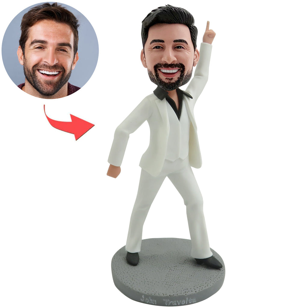 Aangepaste vader Bobblehead optreden