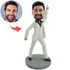 Aangepaste vader Bobblehead optreden