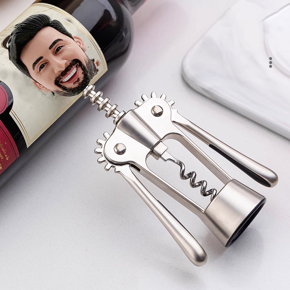Gepersonaliseerde wijnopener aangepaste Bobblehead