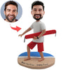 Aangepaste papa Bobblehead vakantie aan zee