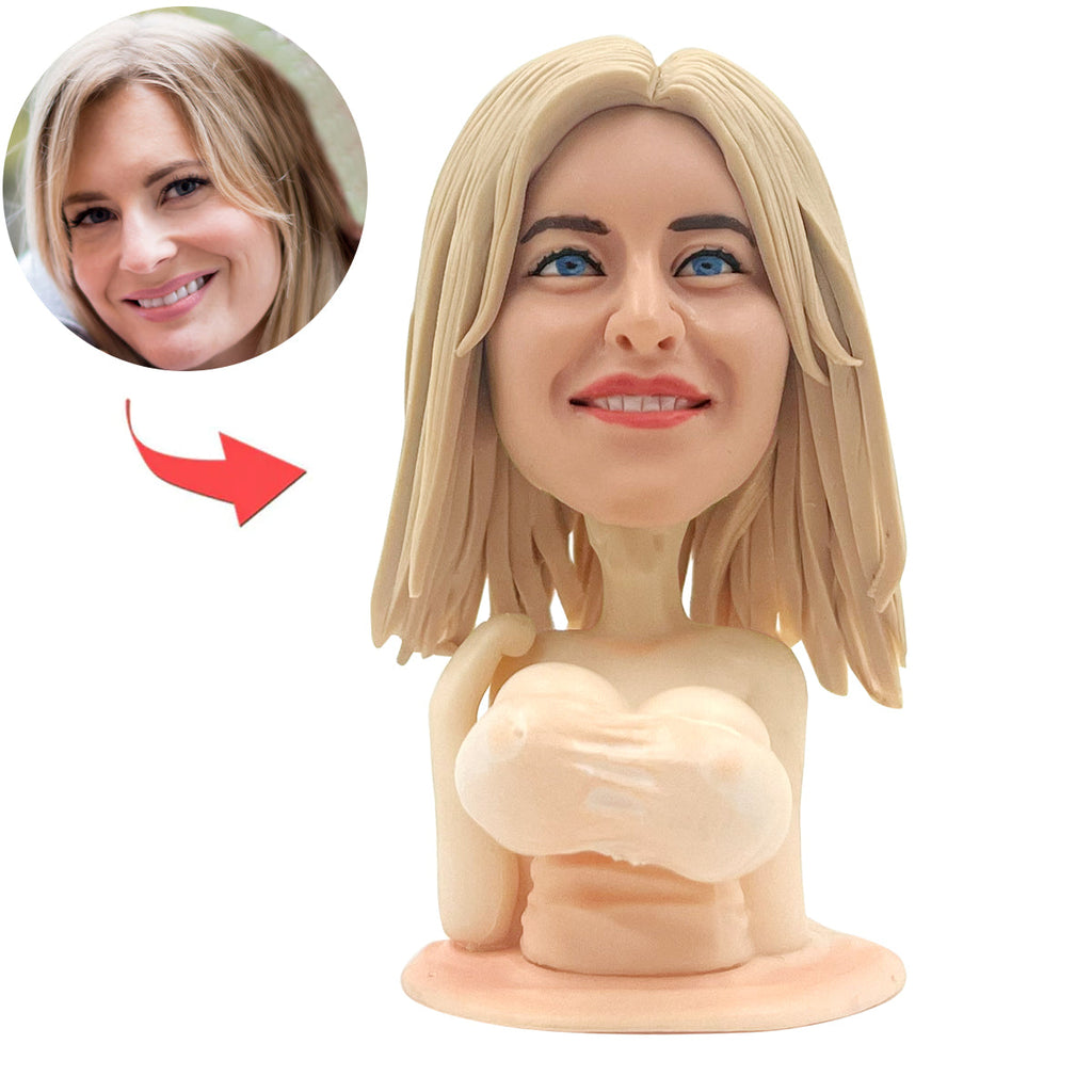 Aangepaste grappige vrouw Bobblehead