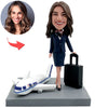 Aangepaste stewardess Bobblehead