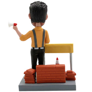Aangepaste bouwvakker Bobblehead