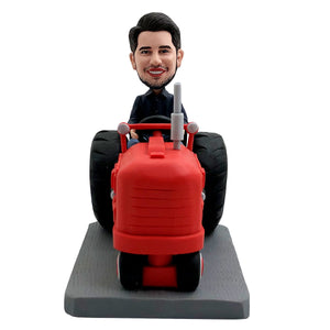 Aangepaste Bobblehead met landbouwvoertuigen