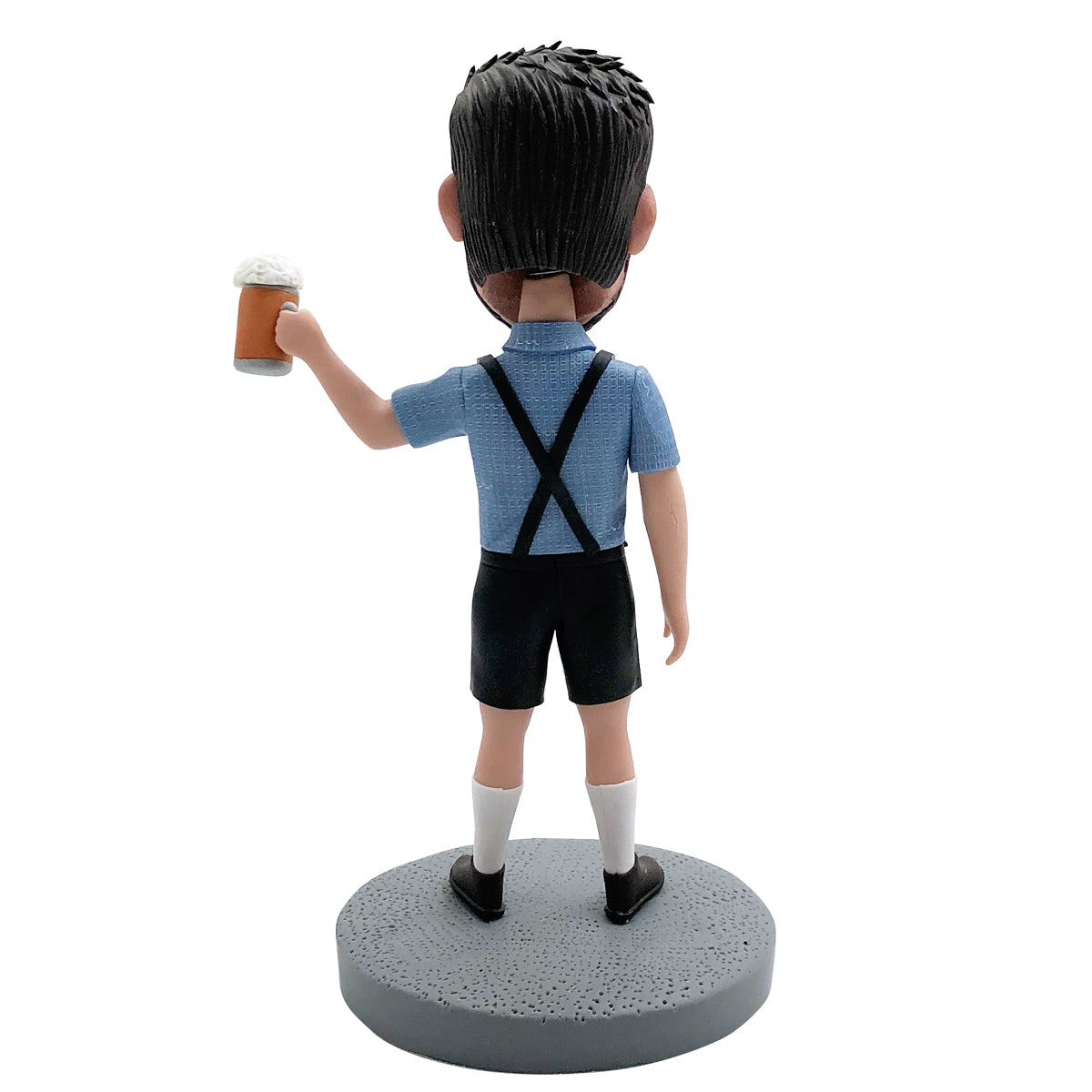Gepersonaliseerde Bobblehead Happy Beer Drinken