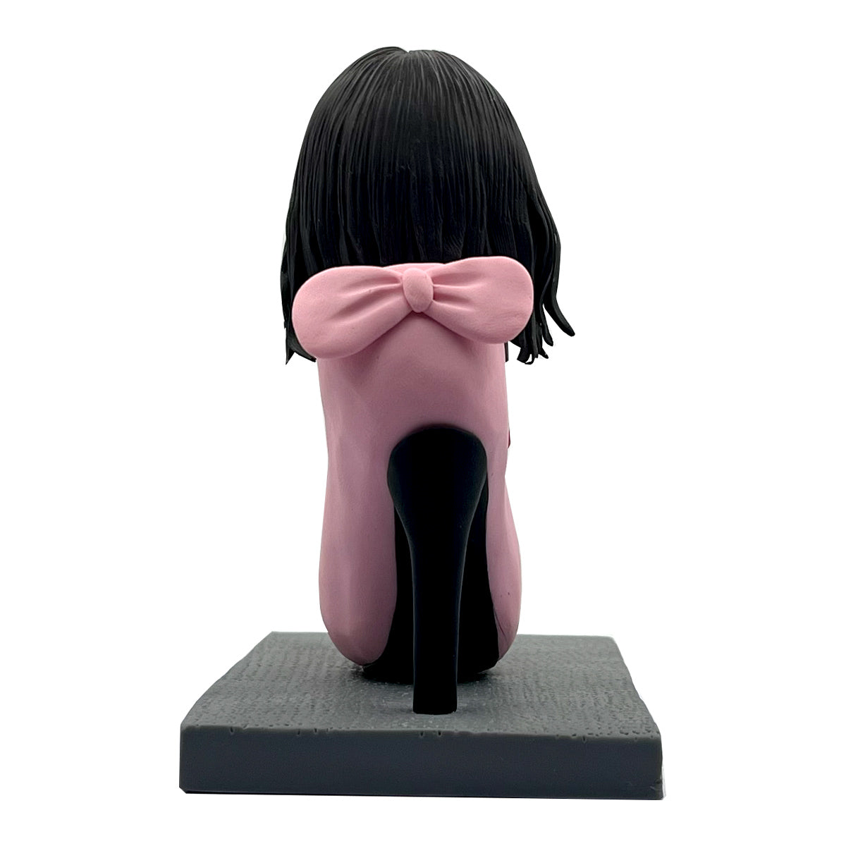 Aangepaste elegante dame Bobblehead zittend op hoge hakken