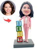 Aangepaste vrouwelijke Bobblehead - BESTE BAAS