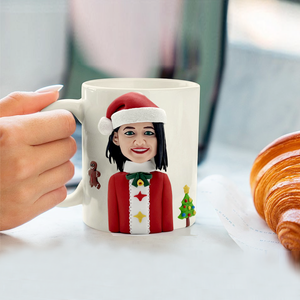 Gepersonaliseerde kerstcadeau aangepaste mok
