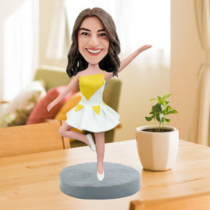 Aangepaste Bobblehead met vrolijke pose