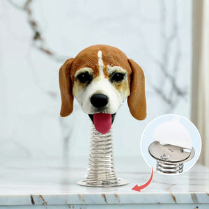 Gepersonaliseerde Bobblehead hond autodashboard
