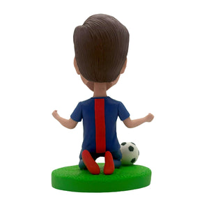 Vrolijke voetballer op maat gemaakte bobblehead