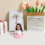 Aangepaste bobblehead met fotoclip