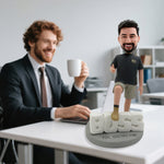 Bobblehead met baasthema