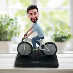Gepersonaliseerde bobblehead voor fietsers