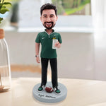 Aangepaste bobblehead voor voetbalcoach