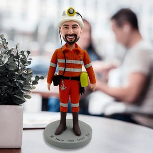 Aangepaste Miner Bobblehead