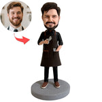 Op maat gemaakte bobbleheads voor kappers