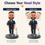 Aangepast gepersonaliseerd bowling-bobblehead cadeau van foto
