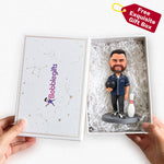 Aangepast gepersonaliseerd bowling-bobblehead cadeau van foto