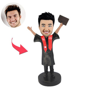 Aangepaste gelukkige afstuderen Bobblehead