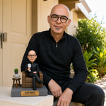 Gepersonaliseerd Bobblehead Cadeau voor Pensioen
