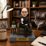 Gepersonaliseerd Bobblehead Cadeau voor Pensioen