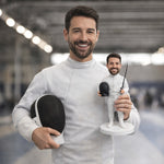 Personalized Fencing Player Bobblehead from Photo