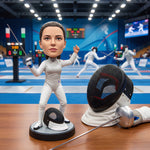 Custom Fencing Athlete Bobblehead from Photo