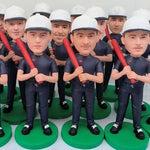 Gepersonaliseerde honkbalteam-bobbleheads op basis van foto (minimaal 5 stuks)