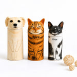 Gepersonaliseerde keramische urn voor huisdieren – Op maat gemaakt herdenkingsaandenken voor honden en katten