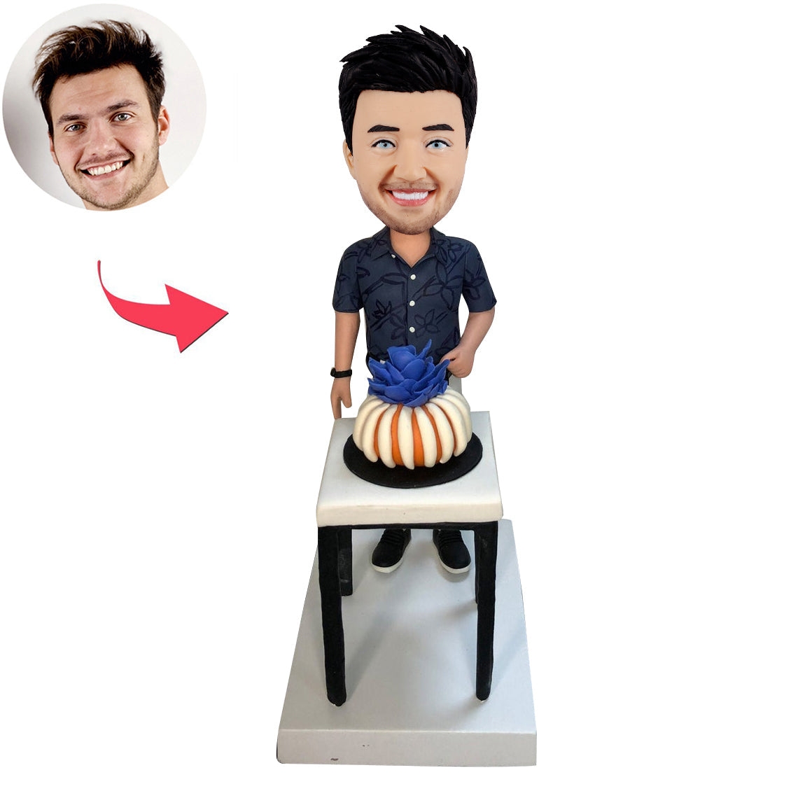 Aangepaste Bobbleheads als verjaardagscadeau