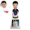 Aangepaste Bobbleheads als verjaardagscadeau