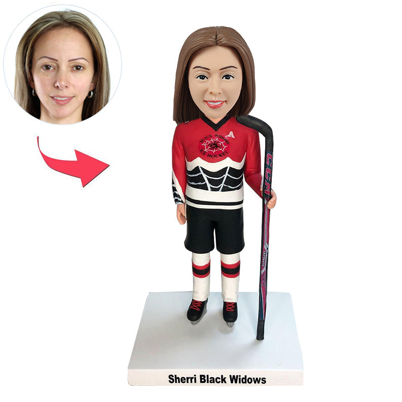 Aangepaste hockeybobblehead