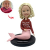 Aangepaste Bobbleheads zeemeermin voor dochter