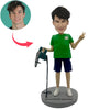Overwinningsgebaar Bobblehead met boor